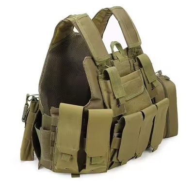 Tactical Gear Equipment Protective Camouflage Shooting Hiking Oxford Multi-functional Plate Carrier Tactical Vest