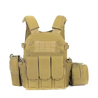 Tactical Gear Equipment Protective Camouflage Shooting Hiking Oxford Multi-functional Plate Carrier Tactical Vest