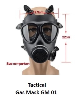 MF14 type gas mask