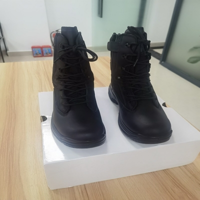 Anti Slip Lightweight Combat Boots With Rubber Outsole