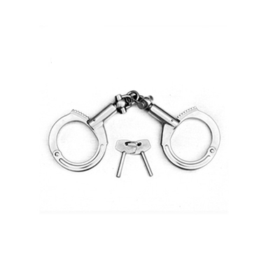 Real Metal Irish Handcuffs Anti Riot Police Equipment For Criminals Prisoners Outlaws