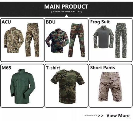 Woodland Camouflage BDU Combat Suit Army Multicam Uniform for Military