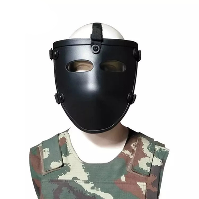 Anti Riot Bulletproof Equipment PE Full Face Shield 280mm*185mm