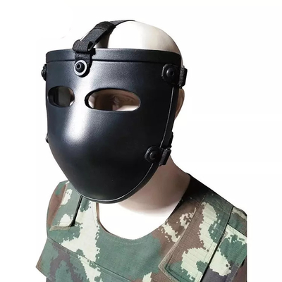 Anti Riot Bulletproof Equipment PE Full Face Shield 280mm*185mm