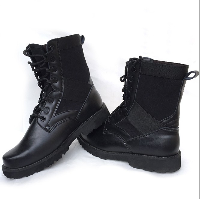 Men Black Army Combat Desert Tactical Boots